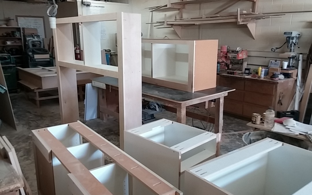 Lots of Custom Cabinets being built in our Fullerton Ca facility