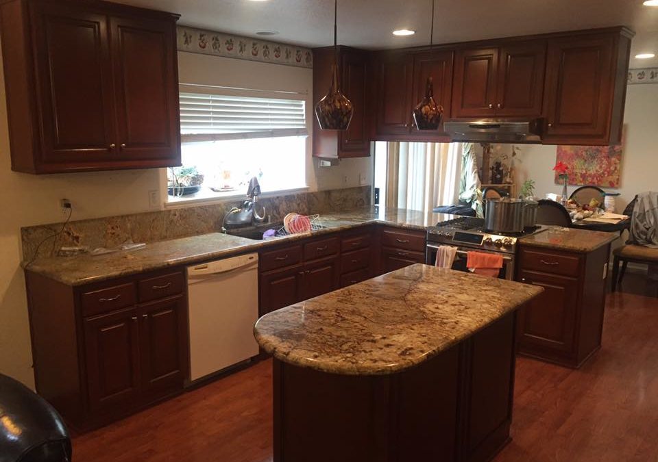 Custom kitchen remodel recently completed in Placentia