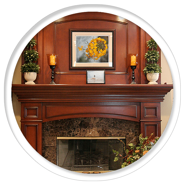 custom fireplace mantles orange county